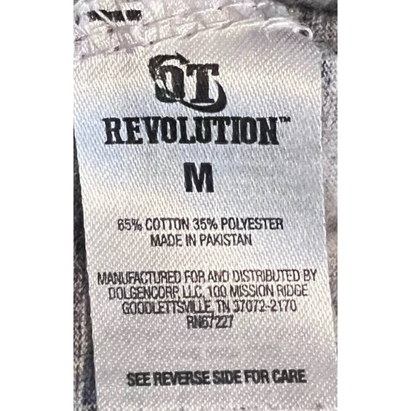 OT Revolution Men's Sleeveless Hooded Shirt Size M 29" Long x 20"‎ Pit to Pit - Picture 4 of 5